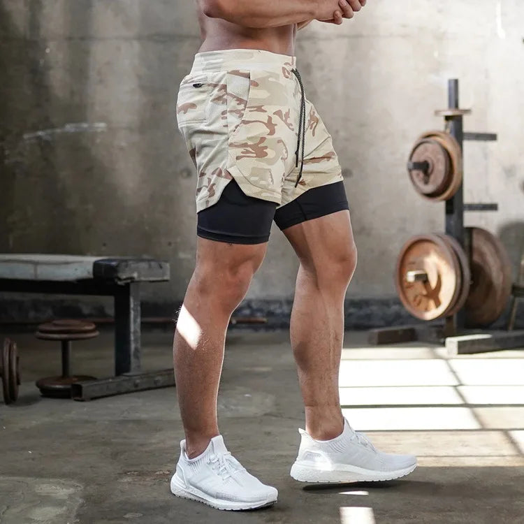 CamoFit Pro – Shorts 2 em 1